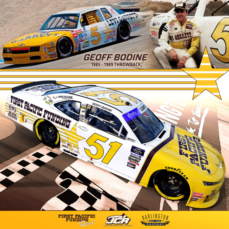 JCR, First Pacific Funding; to Salute The Man, Geoff Bodine Darlington ...